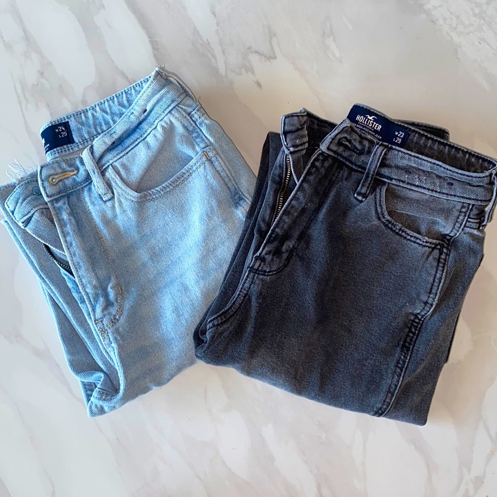 Hollister Ultra High Rise Mom Jeans Lot / Bundle